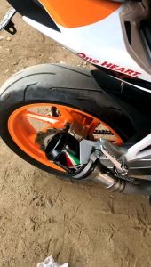 Silencer Knalpot Austin Racing Carbon & Slip On ninja 250 - r25 - z250