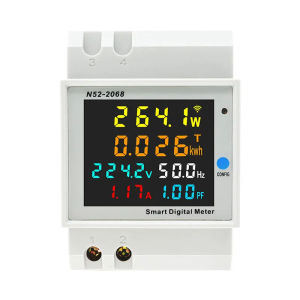 N52-2068 Din Rail WiFi Smart Energy Power Meter 40-300V Electricity Ammeter Remote Networked Meter Reading