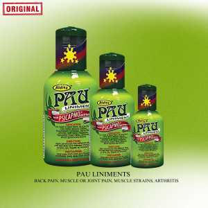 PAU Liniment 60ml with Psicapmo Extract Masahe Oil Pain Relief