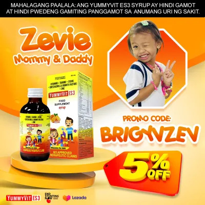 YUMMYVIT SYRUP ES3 (Zevie Mommy & Daddy 5% Discount)