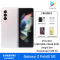 Samsung Galaxy Z Fold3 5G Smartphones 12GB RAM + 256GB ROM 7.6" Foldable AMOLED NFC Snapdragon 888 Original Cell Phone US Version. 