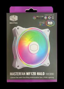 Cooler Master MF120 Halo ARGB 120mm Dual Loop Addressable RGB LED Case 12cm fan