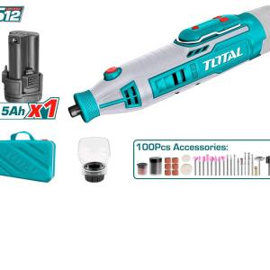TOTAL Cordless Mini Grinder 12V TMGLI12011