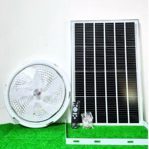 Đèn năng lượng mặt trời 800W ốp trần cao cấp Mifidi sáng trên 15h Đường kính to 42cm tấm pin Mono siêu 670 x 450cm BH VIP tận nhà đến 2 năm