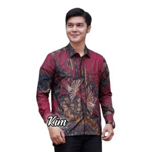 Kemeja Batik Modern Polimikro Murah - Lengan Panjang