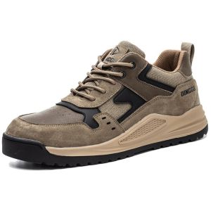 Steel Toe Safety Shoes Men Work Sneakers Puncture-Proof Protective Safety Shoes Men Indestructible Shoes Work Safety Boots Male