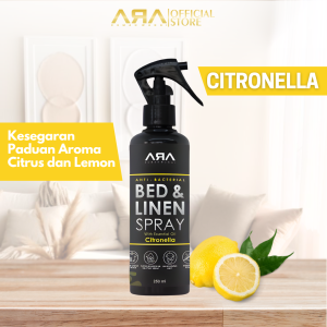 Parfum Pengharum Ruangan BED & Linen Spray Antibacterial Kutu Tungau by ARA