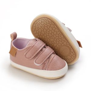 Toddler First Walker Baby Shoes Boy Girl Classical Sport Rubber Sole PU Leather Multi-Color Crib Baby Moccasins Casual Shoes