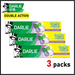 Darlie Double Action Multicare (Cool Mint) Fresh + Oral Health Fluoride Toothpaste - 180 g