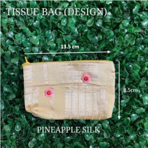 (Natural Tie Dye) ecoWarna Earth Color Series Handmade Tissue Bag | Portable and Washable | Purses Pouches