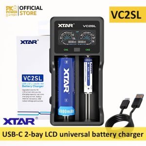 XTAR VC2SL เครื่องชาร์จสำหรับชาร์จถ่าน Li-ion หน้าจอ LCD Charger