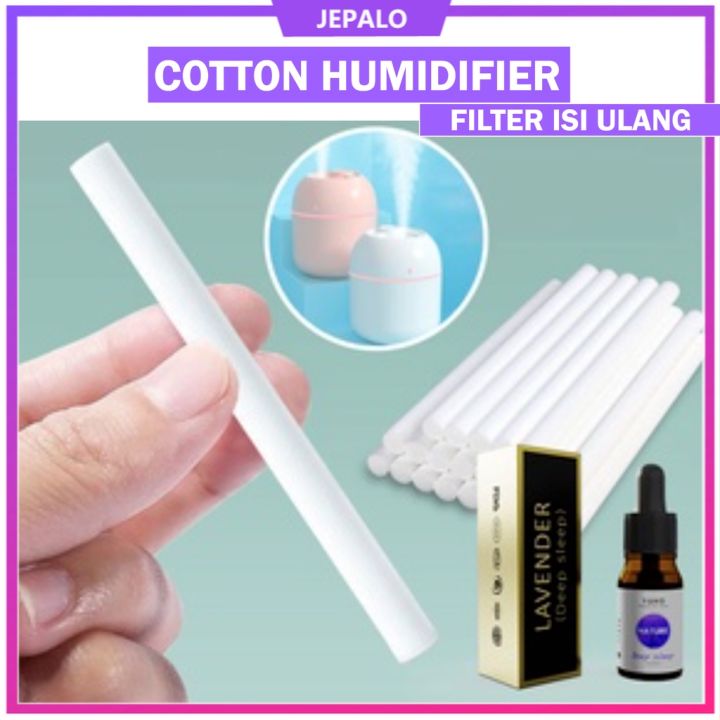 Kapas Humidifier Cotton Swab Filter Pelembab Udara Katun Stick Penyebar