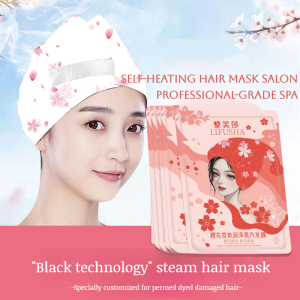 Steam Hair Mask Cap SelfHeating Hair Smoothing Conditioner