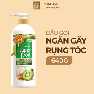 Dầu Gội LASHE SUPERFOOD Ngăn Gãy Rụng Tóc/Phục Hồi Hư Tổn /Sạch Gàu Giảm Rụng /Sạch Gàu Mềm Mượt 300G/640G/630G/900G