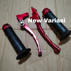 Promo Paket Handle Rem Full CNC Variasi Aerox 155 LEXI + Handgrip Jalu Variasi