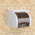 SG Gadget® No Drill Tissue Holder Roll Paper Rack Toilet Tissue Paper Roll Holder With Cover / for Bathroom Kitchen. 