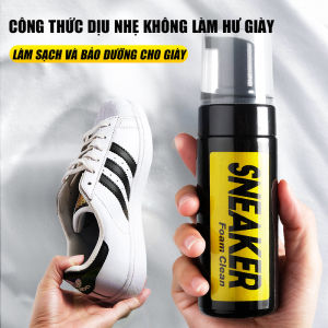 Bộ vệ sinh giày Sneaker Cleaning 3 món cao cấp kèm bàn chải khăn lau dùng được cả da lộn