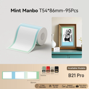 NIIMBOT B21Pro Label Printer&Photo Label Stickers | Home/School/Office Smart Portable Bluetooth