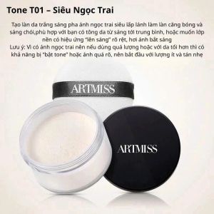 Phấn Phủ Bột ARTMISS Transparent Matte Powder Lâu Trôi Kiềm Dầu 24H Lớp Nền Bền Đẹp Bột Mịn 30g BXK