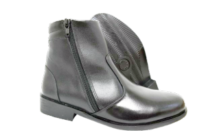 PACIDINI MM 3388 Formal Office Cow Leather Black Shine Executive Brogue Boot / But Hitam Lelaki