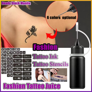 Tattoo Cream Natural Juice Tattoo Ink Hollow Henna Tattoo Stencil Art Paste Drawing Temporary Tattoo Juice Tattoo Ink