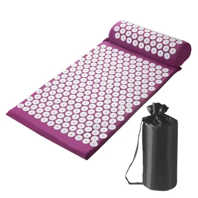 {tygkjgk} Massager Mat Shakti Mat Massage Yoga Mat Acupressure Relieve Stress Back Body Pain Spike Mat Acupuncture Massage Cushion