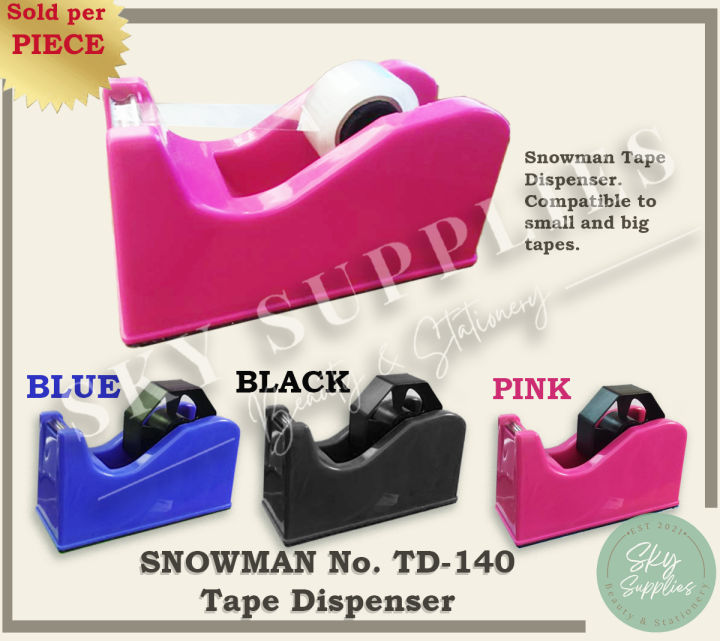 Snowman Dual Tape Dispenser for Small/Big Tape Lazada PH