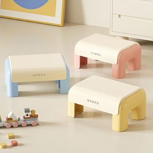 ECOCOKU Ergonomic Shoe Changing Stool Waterproof Anti-Slip Toilet Footstool Portable Thickened Under Desk Footrest Bathroom Accessories