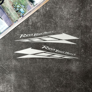 Một cặp revs nhãn dán trái tim của bạn phản quang thân xe máy Tank decal cho Yamaha sọc M1 A521 Y15 y15zr lc135 N/xmax aerox Mio YZF-R15M