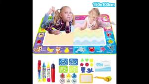 150x100cm magic water drawing mat for kids coloring doodle mat with magic pens painting board educational Montessori toys quality