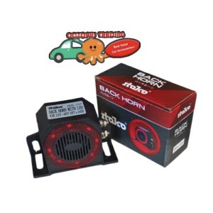 Back up Horn with Warning Red Light Auto Volt 12-24V for Cars Vans Buses Motorcycles Tricycles Trucks Golf Cars E Bikes and others It is Loud with a Beep Beep Sound and Flashing Red Light When reversing your Vehicles to Warn Pedestrians & Drivers&
