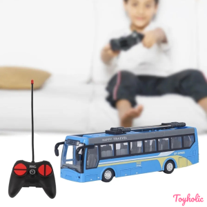 Đồ chơi xe bus thành phố điều khiển mở cửa có đèn ra vào bộ quà tặng cho bé