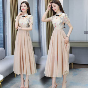 Fashion Dress for Women 2023 Summer New Korean Style Casual Loose Printed Large Size R below the Knee Mid-Length Skirt