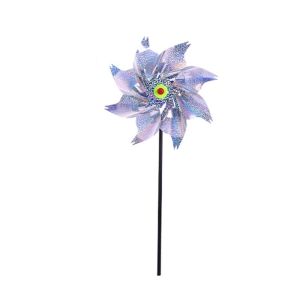 SWEET Sparkly Garden Decoration Spinner Deterrant Scare Off Holographic Bird Blinder Bird Repellent Windmill Pinwheel
