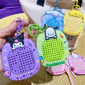 Capybara Magnetic Steel Ball Graffiti Drawing Board Keychain Kids Toy Kawaii School Bag Pendant Car Keychain Childrens Gift