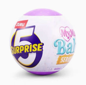 Five Times Surprise Ball Baby Carriage Second Generation Baby FanDollhouse Scene Accessories Miniature Toy Blind