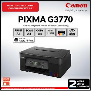 Canon Pixma G3770 A4 3-in-1 WI-FI Inkjet Printer – Low Cost High Volume Home & Office Print