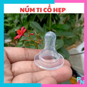 núm vú cổ hẹp Jumi núm vú siêu mềm chống đầy hơi sử dụng cho bình sữa Jumi Mirai Cacara