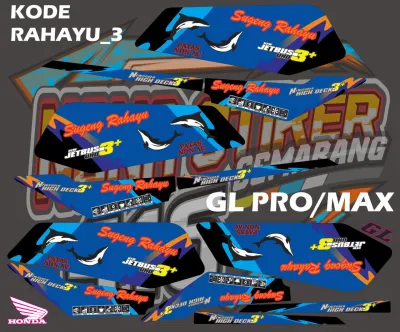 STIKER STRIPING DECAL GL PRO/MAX SUGENG RAHAYU