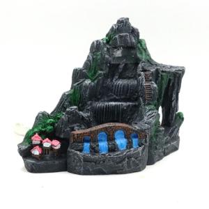 Aquariums Landscape Artificial Fish Tanks Landscaping for Shrimp Breeding Landscape Ornaments Waterfall Craft