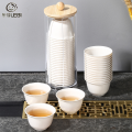 LEBI Food Grade Rice Husk Kung Fu Tea Cup Small Cup Thick and High Temperature Resistant Travel Tea Set Tea Drinking Tea Cup Disposable Tea Cup. 