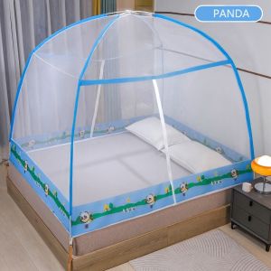 CASA Kelambu Foldable Mosquito Single/Queen/king Bed Size Installation-Free family mosquito Integrated Mosquito