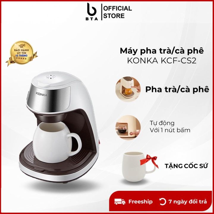 Máy Pha Cà Phê KONKA KCFCS2 dễ sử dụng công suất 450W pha cà phê nhỏ ...