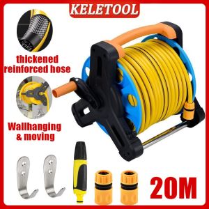 Garden Hose Reel Cart Car Washing Device Household Water Pipe Winding Device Easy Outdoor Yard Watering Car Washing