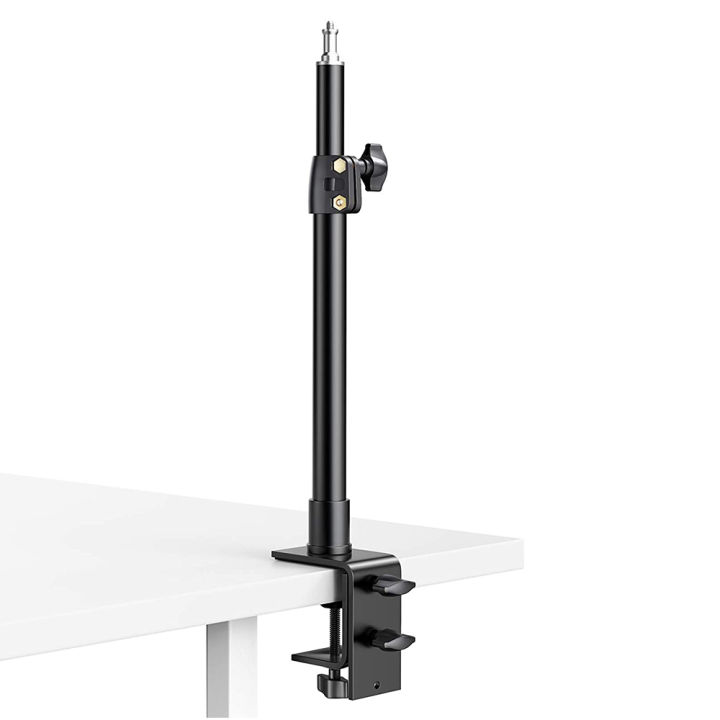 Desktop C Clamp Light Stand,Camera Clamp Mount,Desk Mounting Stand