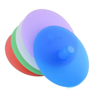 HUAGUES 5pcs With Metal Ring Silicone Fermenting Lid 70/86MM Sealed Wide Mouth Jar Cover Practical Leakproof Mason Jar Lid Pickles