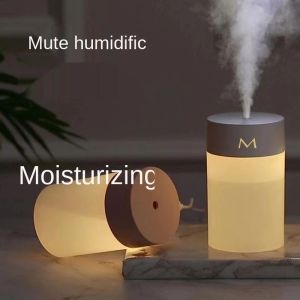 260ML Air Humidifier Ultrasonic Mini Aromatherapy Diffuser Portable Sprayer USB Essential Oil Atomizer Colorful LED Night Light Lamp for Home Car