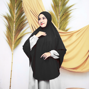 Jilbab Instan Hijab Instant Bergo Khimar Tali Jumbo Aisyah Jerse