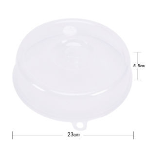 [Alex Do] Hot Sale Clear Microwave Plate Cover Food Dish Lid Ventilated Steam Vent Kitchen Cooking