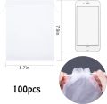 100 Pieces Green Fruit Protection Bags- 6x8 Inch Fruit Netting Bags with Drawstring,Garden Fruit Cover Mesh Bag to Protect Plants from Pest Birds Squirrels. 